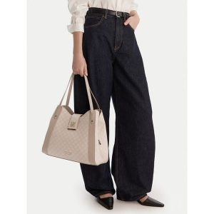 Torebka Nine West. Szare torebki klasyczne Nine West, bez wzorów, bez dodatków. Za 279,99 zł.