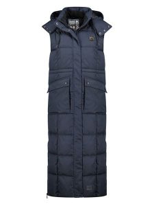 Canadian Peak Kamizelka zimowa "Vardeak" w kolorze granatowym rozmiar: XXL. Niebieskie kamizelki Canadian Peak, na zimę, xxl, bez wzorów, bez kołnierzyka, bez ramiączek, bez kaptura. Za 252,99 zł.