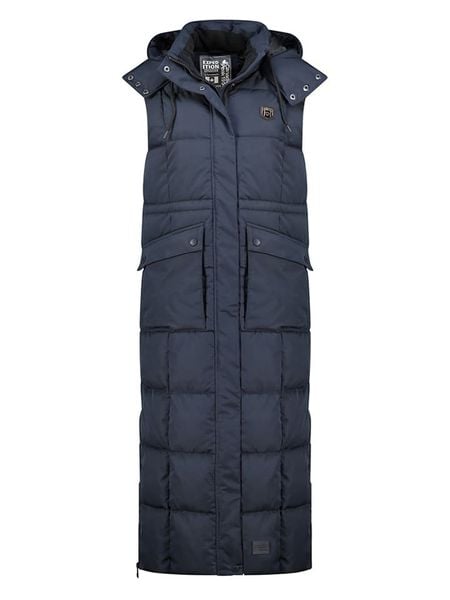 Canadian Peak Kamizelka zimowa "Vardeak" w kolorze granatowym rozmiar: L. Niebieskie kamizelki Canadian Peak, na zimę, l, bez wzorów, bez kołnierzyka, bez ramiączek, bez kaptura. Za 239,86 zł.