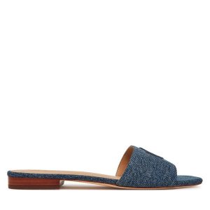 Klapki LAUREN RALPH LAUREN. Białe klapki Lauren Ralph Lauren, bez wzorów, bez obcasa. Za 496,99 zł.