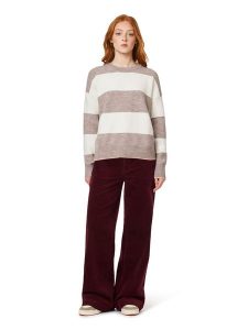 Scotch & Soda Sweter w kolorze szarobrązowo-kremowym rozmiar: M. Białe swetry oversize Scotch & Soda, m, bez wzorów, bez ramiączek. Za 229,95 zł.