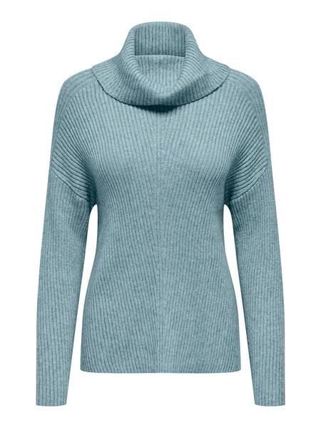 ONLY Golf w kolorze błękitnym rozmiar: S. Niebieskie golfy ONLY, bez wzorów, ze splotem. Za 118,01 zł.