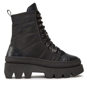 Śniegowce R.Polański. Czarne buty zimowe R.Polański, bez obcasa, bez zapięcia. Za 829,99 zł.