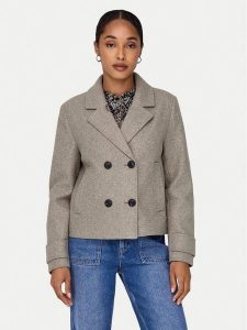 ONLY Kurtka przejściowa Freja 15320983 Brązowy Regular Fit. Brązowe kurtki ONLY, l, bez wzorów, z syntetyku, bez kaptura. Za 269,99 zł.