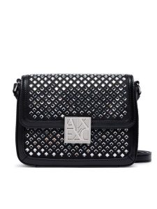 Armani Exchange Torebka XW003374 AF26449 MC009 Czarny. Czarne torebki klasyczne Armani Exchange, bez wzorów, ze skóry, bez dodatków. Za 614,99 zł.