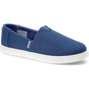 Niebieskie Tenisówki Big Star Wygodne Damskie Buty. Niebieskie trampki Big Star, bez wzorów, z gumy, bez zapięcia. Za 79,00 zł.