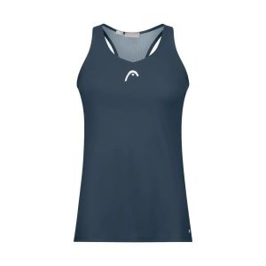 Damski tank top Head Spirit. Niebieskie topy Head, bez wzorów, sportowe, bez kołnierzyka, bez ramiączek. Za 172,00 zł.