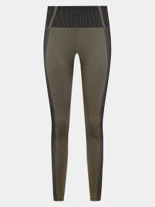 Athlecia Legginsy Powerfull W Seamless Tights EA233338 Brązowy Regular Fit. Brązowe legginsy Athlecia, bez wzorów, z syntetyku. Za 89,99 zł.