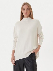 Kontatto Sweter 3M0822C Écru Relaxed Fit. Swetry klasyczne Kontatto, m, z syntetyku, bez kołnierzyka. Za 319,99 zł.