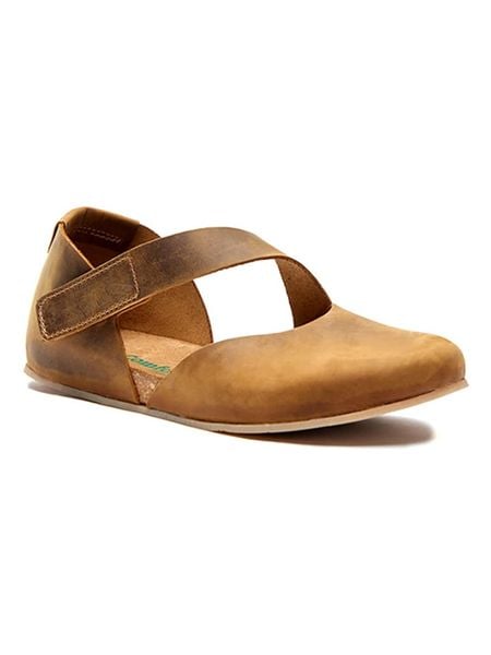 Comfortfusse Skórzane baleriny w kolorze jasnobrązowym rozmiar: 36. Brązowe balerinki Comfortfüße, bez wzorów, ze skóry, bez obcasa, bez zapięcia. Za 157,35 zł.