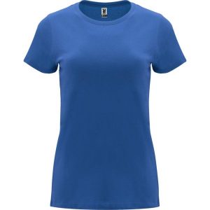 Damska Koszulka Z Krótkim Rękawem Capri. Niebieskie bluzki ROLY, xl, bez wzorów, sportowe, bez kołnierzyka, bez ramiączek. Za 31,99 zł.