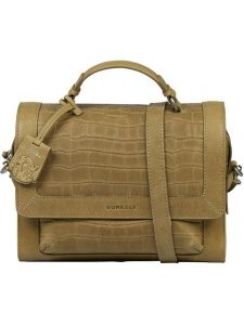 Burkely Skórzana torebka "Icon Ivy" w kolorze khaki - 19,5 x 25 x 11 cm rozmiar: onesize. Brązowe torebki klasyczne Burkely, bez wzorów, z materiału, przez ramię, bez dodatków. Za 245,96 zł.