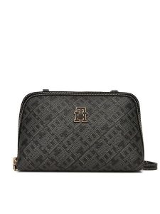 Tommy Hilfiger Torebka Th Monoplay Le Mini Crossover AW0AW17712 Czarny. Czarne listonoszki TOMMY HILFIGER, bez wzorów, ze skóry, bez dodatków. Za 479,99 zł.