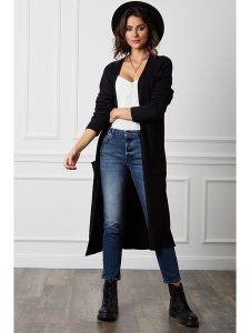 Joséfine Kardigan "Balle" w kolorze granatowym rozmiar: XL. Niebieskie kardigany Joséfine, xl, bez wzorów, z kaszmiru, bez ramiączek. Za 195,99 zł.