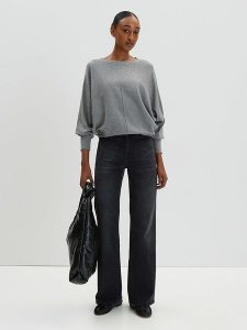 Someday Sweter "Taliya" w kolorze szarym rozmiar: 42. Szare swetry oversize someday., bez wzorów, bez ramiączek. Za 158,10 zł.