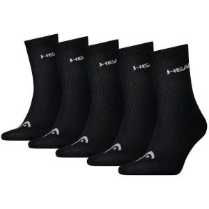 Skarpetki Sportowe Krótkie 5-Pack 35-38 Wygodne i Oddychające. Czarne skarpetki Head, bez wzorów, z bawełny. Za 145,99 zł.