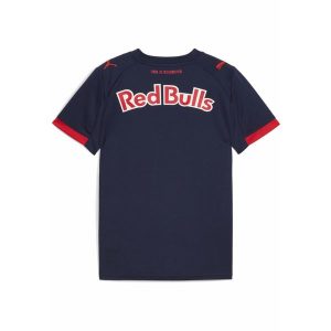 Młodzieżowa koszulka wyjazdowa FC Red Bull Salzburg 25/26 PUMA New Navy Red Blue. Czerwona bluzki Puma, m, bez wzorów, młodzieżowe, bez kołnierzyka, bez ramiączek. Za 349,00 zł.