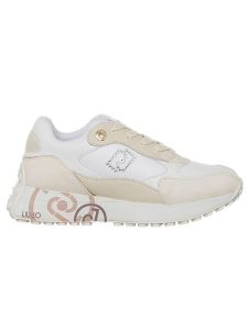 Liu Jo Skórzane sneakersy w kolorze kremowym rozmiar: 41. Brązowe trampki Liu Jo, bez wzorów, bez zapięcia. Za 382,13 zł.