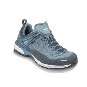 Buty trekkingowe damskie Meindl Top Trail. Niebieskie buty trekkingowe MEINDL, z materiału, bez zapięcia. Za 781,99 zł.