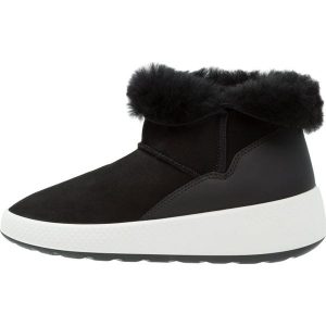 Ecco UKIUK Ankle boot black. Czarne buty zimowe marki ecco, z materiału. Za 699,00 zł.