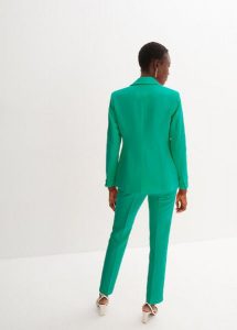 Spodnium (2 części). Zielone kombinezony bonprix, bez wzorów, eleganckie, bez kołnierzyka, bez ramiączek. Za 269,99 zł.
