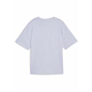 Młodzieżowa koszulka Essentials Boxy PUMA Cool Weather Blue. Niebieskia bluzki Puma, m, bez wzorów, eleganckie, bez kołnierzyka, bez ramiączek. Za 79,00 zł.