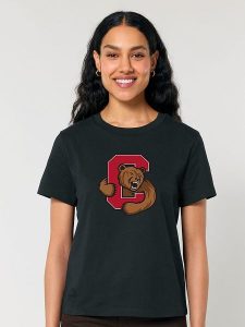 American Universities Koszulka "Cornell University C Bear" w kolorze czarnym rozmiar: XL. Czarne bluzki American Universities, xl, bez wzorów, z bawełny, bez kołnierzyka, bez ramiączek. Za 74,63 zł.