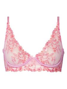 Hunkemöller Biustonosz z fiszbiną Lillia 204597 Fioletowy. Fioletowe biustonosze Hunkemöller, bez wzorów, z syntetyku. Za 99,99 zł.