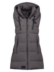 ANAPURNA Kamizelka pikowana "Dolbana" w kolorze antracytowym rozmiar: XXL. Czarne kamizelki ANAPURNA, xxl, bez wzorów, bez kołnierzyka, bez ramiączek, bez kaptura. Za 209,82 zł.