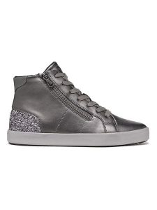 Geox Sneakersy "Blomiee" w kolorze srebrnym rozmiar: 40. Szare trampki Geox, bez wzorów, za kostkę, bez zapięcia. Za 281,10 zł.