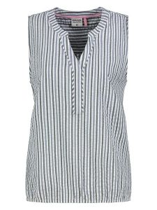 Sublevel Top w kolorze błękitno-szarym rozmiar: M. Niebieskie topy Sublevel, m, bez wzorów, z bawełny, bez kołnierzyka, bez ramiączek. Za 76,95 zł.