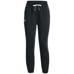 Spodnie dresowe damskie Under Armour Rival Terry Jogger. Czarne spodnie dresowe Under Armour, s, bez wzorów, z dresówki. Za 149,99 zł.