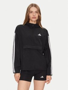 Adidas Wiatrówka Essentials 3-Stripes JE1312 Czarny Regular Fit. Czarne kurtki ADIDAS, s, bez wzorów, z syntetyku, bez kaptura. Za 239,99 zł.