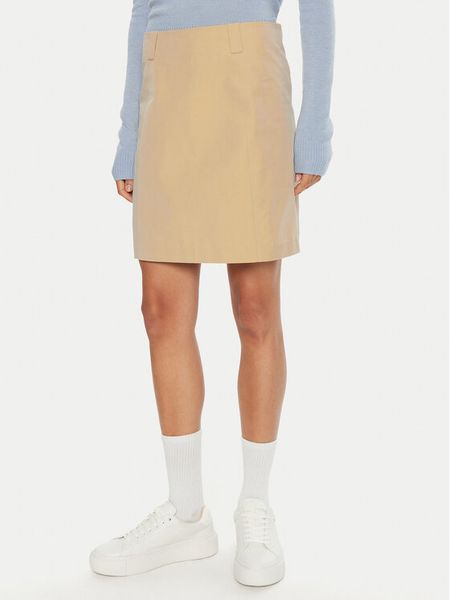 2NDDAY Spódnica mini Dannina 2245151229 Beżowy Regular Fit. Brązowe spódnice 2NDDAY, bez wzorów, z syntetyku, mini. Za 279,99 zł.