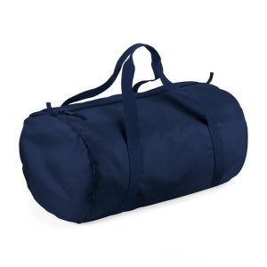 Składana torba podróżna Bag Base. Niebieskie torby podróżne i sportowe BAGBASE, bez wzorów, z materiału, duże. Za 52,70 zł.