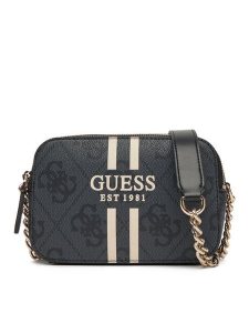 Guess Torebka HWOS96 72140 Czarny. Czarne torebki klasyczne Guess, z aplikacjami, ze skóry, bez dodatków. Za 289,99 zł.