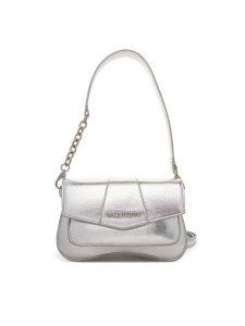 Valentino Torebka VBS8NP13MET Srebrny. Szare torebki klasyczne Valentino, bez wzorów, ze skóry, bez dodatków. Za 329,99 zł.