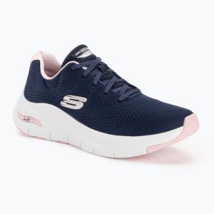 Buty damskie SKECHERS Arch Fit Big Appeal. Niebieskie buty sportowe Skechers, bez wzorów, bez zapięcia. Za 319,99 zł.
