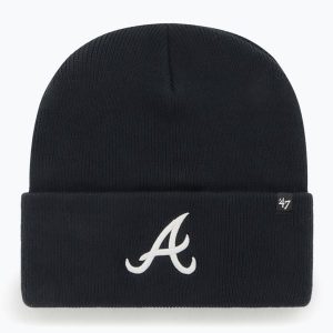 Czapka zimowa 47 Brand MLB Atlanta Braves Haymaker. Niebieskie czapki 47 Brand, bez wzorów. Za 89,99 zł.