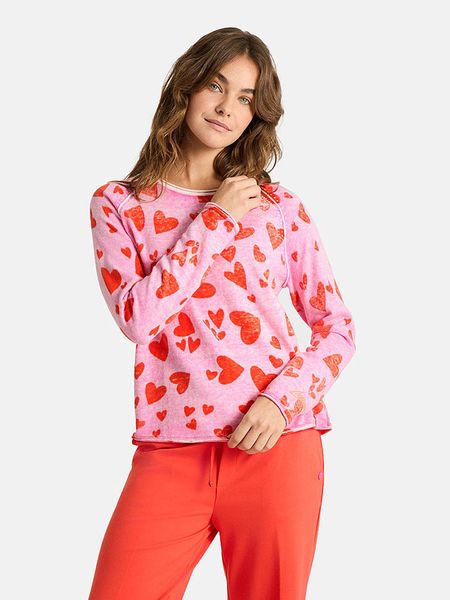 LIEBLINGSSTÜCK Sweter "Lilo" w kolorze jasnoróżowo-czerwonym rozmiar: 38. Czerwone swetry oversize LIEBLINGSSTÜCK, bez wzorów, z kaszmiru, bez ramiączek. Za 289,20 zł.