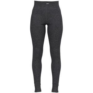 Legginsy termoaktywne damskie Odlo ACTIVE WARM ECO. Brązowe legginsy ODLO, bez wzorów. W wyprzedaży za 181,12 zł.