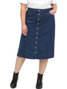 WITT WEIDEN Spódnica dżinsowa w kolorze granatowym rozmiar: 38. Niebieskie spódnice WITT WEIDEN, na co dzień, bez wzorów, midi. Za 60,99 zł.