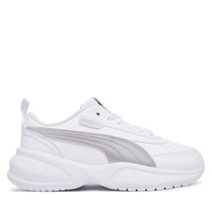 Baleriny Puma. Białe balerinki Puma, bez wzorów, bez obcasa, bez zapięcia. Za 299,99 zł.