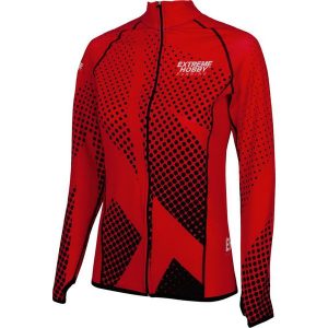 Bluza damska do biegania rozpinana EXTREME HOBBY HALFTONE. Zielone bluzy EXTREME HOBBY, na jesień, xs, bez wzorów, z elastanu, bez kaptura. Za 199,00 zł.