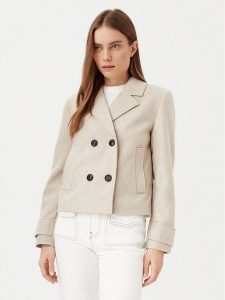 ONLY Kurtka przejściowa Freja 15320983 Beżowy Regular Fit. Brązowe kurtki ONLY, xs, bez wzorów, z syntetyku, bez kaptura. Za 259,99 zł.