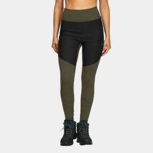 Legginsy trekkingowe damskie Alpinus Orta. Czarne legginsy ALPINUS, bez wzorów, z materiału. Za 199,00 zł.