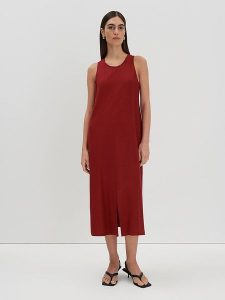 Someday Sukienka w kolorze ceglanym rozmiar: 42. Czerwone sukienki someday., bez wzorów, bez kołnierzyka, bez ramiączek, midi. Za 205,93 zł.