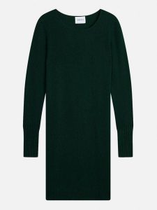 Perfect Cashmere Sukienka kaszmirowa "Molli" w kolorze ciemnozielonym rozmiar: S. Zielone sukienki Perfect Cashmere, s, bez wzorów, z kaszmiru, bez kołnierzyka, bez ramiączek, mini. Za 423,06 zł.