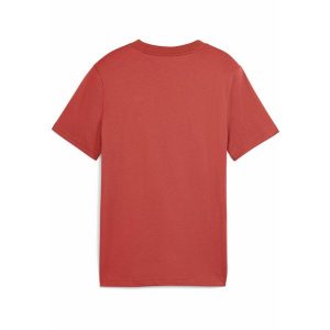 Młodzieżowa koszulka Mid 90s z grafiką PUMA Red Fire. Czerwona bluzki Puma, m, bez wzorów, z gumy, młodzieżowe, bez kołnierzyka, bez ramiączek. W wyprzedaży za 84,00 zł.