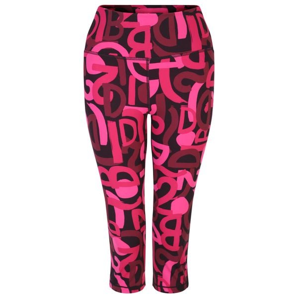 Damskie legginsy sportowe 3/4 Influential. Czerwone legginsy Dare 2b, bez wzorów, z materiału. Za 174,50 zł.